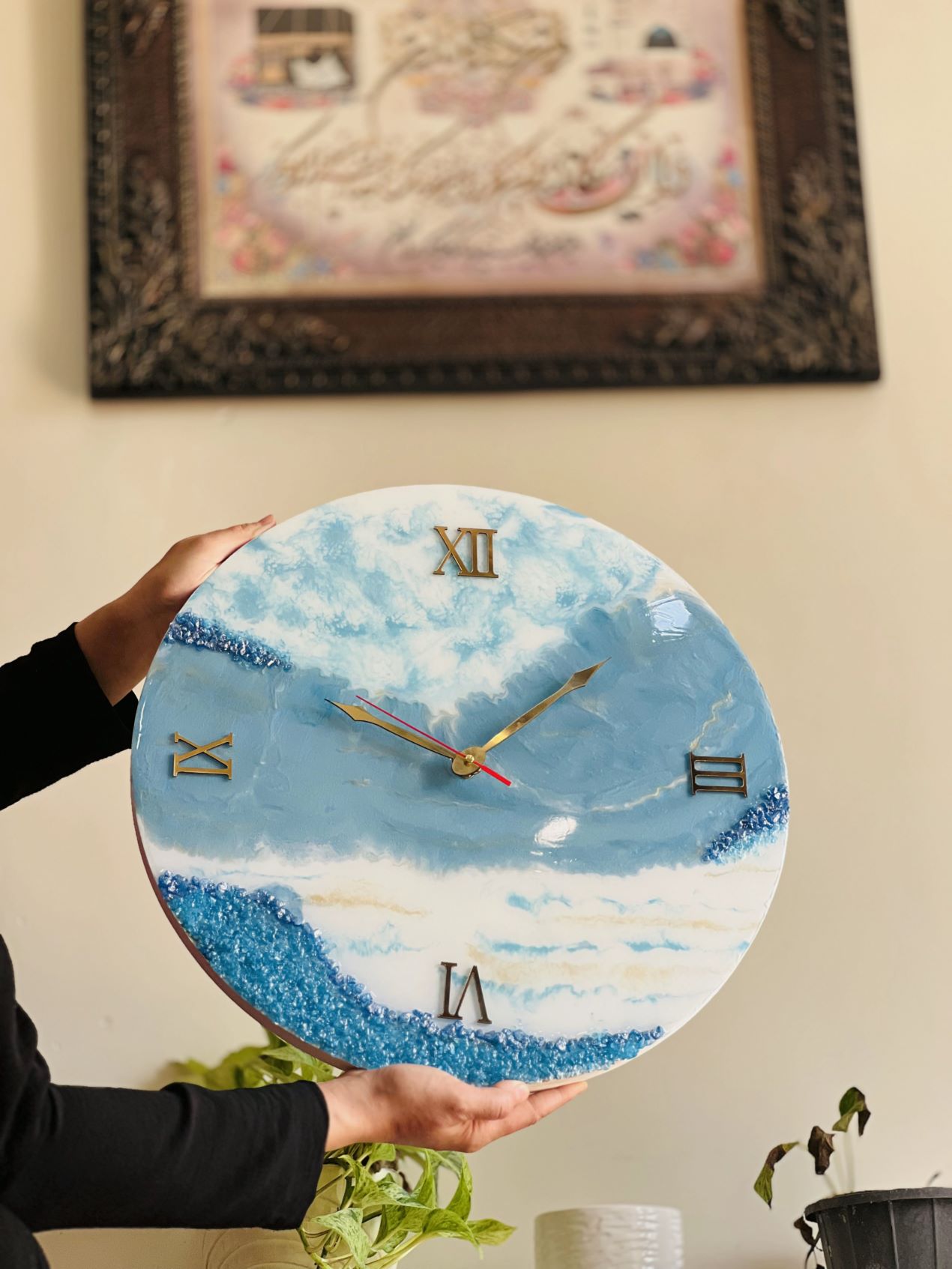 ساعت دیواری رزین اپوکسی 